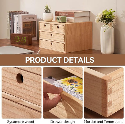 Kirigen Natural Wood Desktop Organizers - Image 6