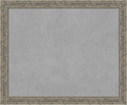 Amanti Art Silver Framed Magnetic Board 37x45 X-Large Vision Board by AmantiArt
