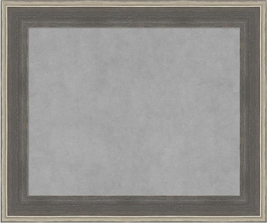 Amanti Art Grey Framed Magnetic Board 21x25 Small Vision Board by AmantiArt