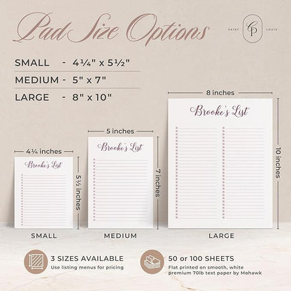 Personalized Notepads with Checkboxes, Personalized To Do Notepad, Personalized - Image 4