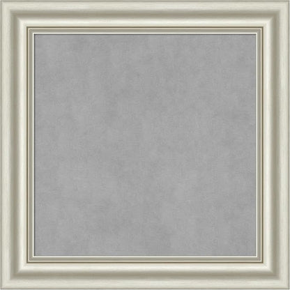 Amanti Art Silver Framed Magnetic Board 26x26 Medium Vision Board by AmantiArt