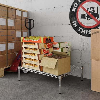 Regal Altair 24" Deep x 30" Wide x 8" Height Wire Shelving Kit | 1-Tier | NSF - Image 5