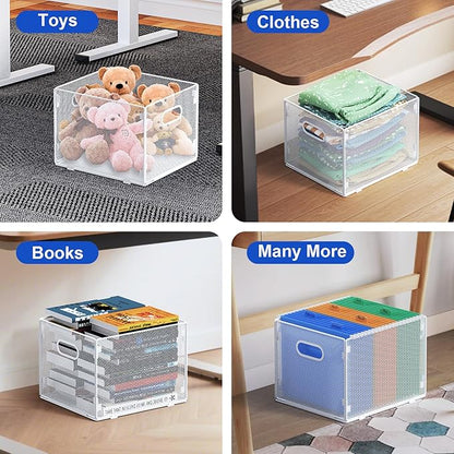 samstar 2 Pack Hanging File Organizer, Mesh File Folder Box Filing Box Cabinet - Image 6