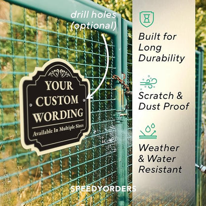 Custom Outdoor Decorative Signs, Personalized Aluminum, Waterproof USA Signs - Image 6