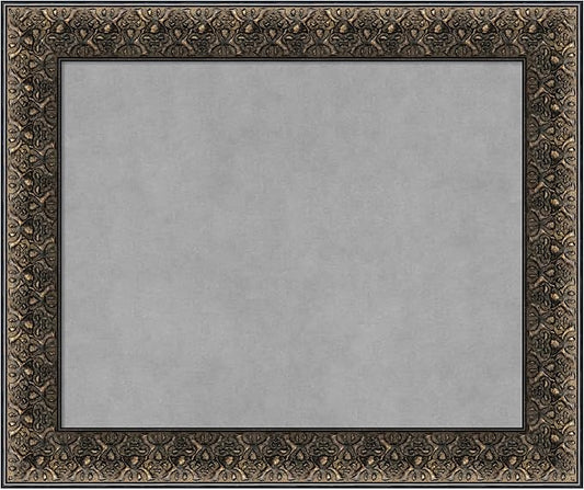 Amanti Art Black Framed Magnetic Board 21x25 Small Vision Board by AmantiArt