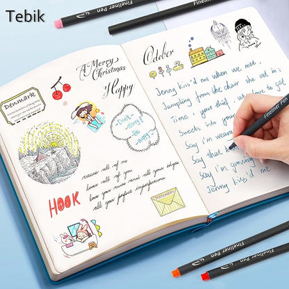 Tebik 45 Pack Planner Colored Pens, 40 Colors Pens - Image 6