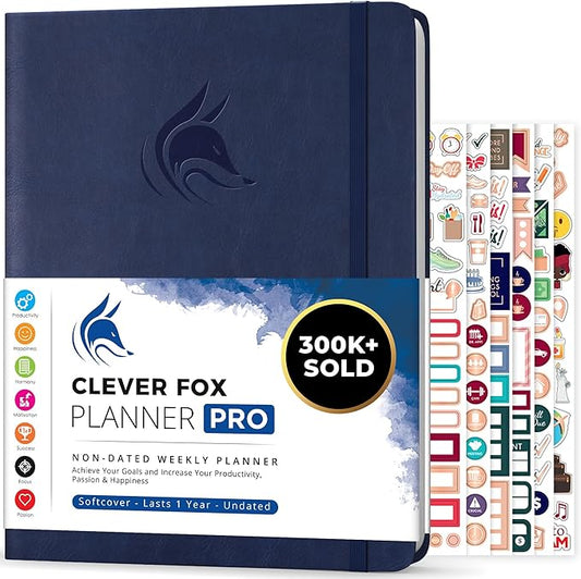Clever Fox Planner PRO – Weekly & Monthly Life Planner to Increase Productivity by CleverFox