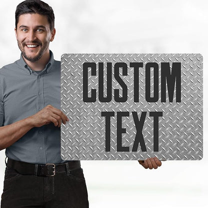 Custom Sign, Custom Street Sign, 11 Font Colors, 13 Font Styles, 4 Hole Options - Image 2