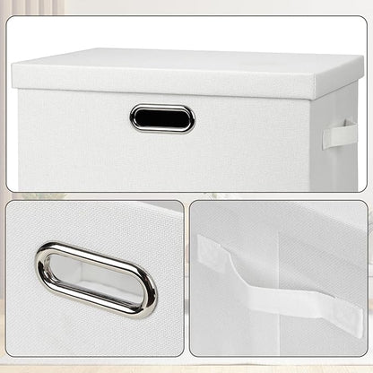 Graciadeco Large 17" 36 Quart Collapsible Stackable Storage Bins - Image 6