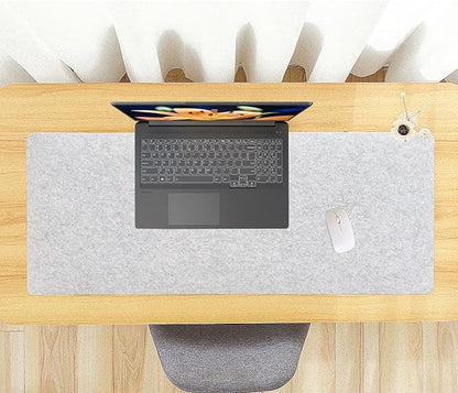 DAWNTREES Felt Desk Pad, Large Keyboard Mat, Wool Desk Mat, Extra Large Felt - Image 8