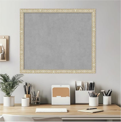 Amanti Art Silver Framed Magnetic Board 22x26 Medium Vision Board - Image 7