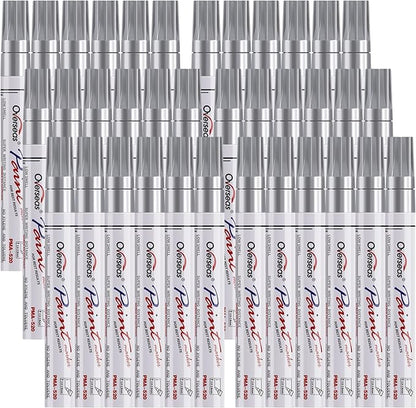 Overseas Metallic Silver Paint Marker Pens by Overseas