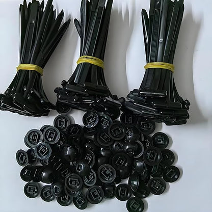200 Pcs Nylon Universal Cable Tie Buckle - Image 8
