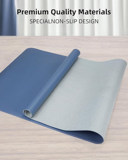 Non-Slip Desk Pad, Mouse Pad, Waterproof PVC Leather Desk Table Protector - Image 2