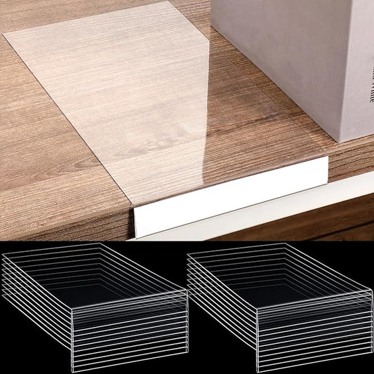 Containlol 50 Pcs Moveable Shelf Label Holders by Containlol