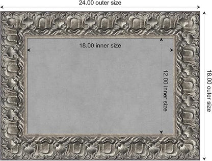 Amanti Art Silver Framed Magnetic Board 18x24 Small Vision Board - Image 4