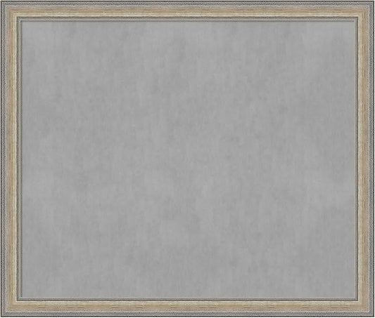 Amanti Art Silver Framed Magnetic Board 45x53 Oversize Vision Board by AmantiArt
