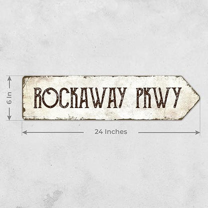 Rustic Custom Sign, Personalized Right Directional Metal Composite Street Sign - Image 2