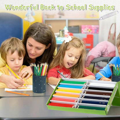 S & E TEACHER'S EDITION Colored Pencils 240Pcs, Coloring Pencils Set Drawing - Image 7
