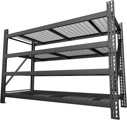 Yardenaler 8000LBS 78 "W x 24 "D x 72 "H Garage Shelving, 4-Tier Industrial by Yardenaler