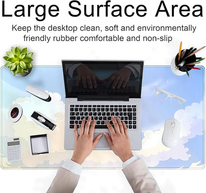 Blue Cloud XXL Large Extended Gaming Mouse Pad Computer Mat Aesthetics Mousepad - Image 4