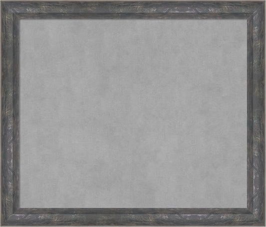Amanti Art Grey Framed Magnetic Board 23x27 Medium Vision Board by AmantiArt