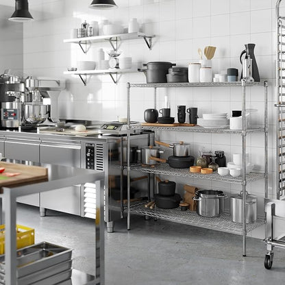 Regal Altair 18" Deep x 54" Wide x 54" Height Wire Shelving Kit | 4-Tier | NSF - Image 5