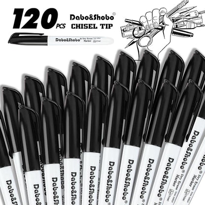 Dabo&Shobo Dry Erase Markers Bulk, Low Odor Dry Erase Markers, Chisel Tip - Image 2