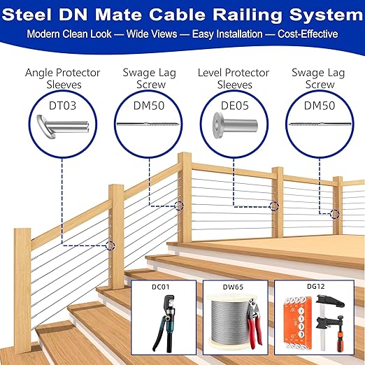 Steel DN Mate 120 Pack Stainless Steel Protector Sleeves - Image 6