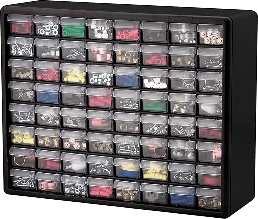 Akro-Mils 64-Drawer Plastic Drawer Storage Cabinet - Image 10