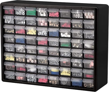 Akro-Mils 64-Drawer Plastic Drawer Storage Cabinet - Image 10
