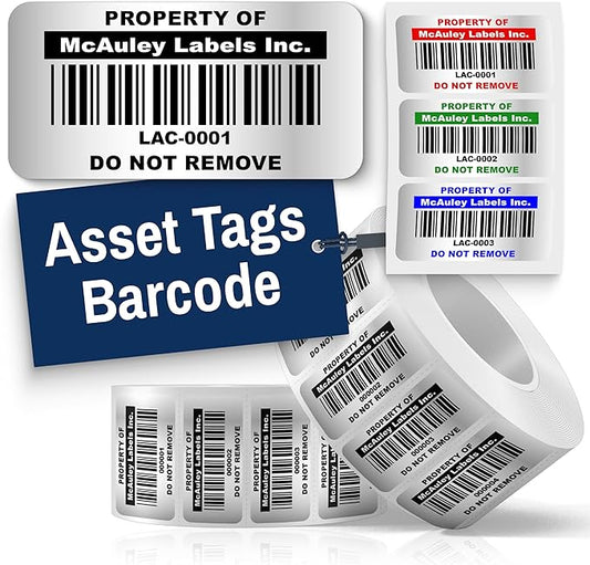 McAuley Labels Custom Asset Tags by McAuleyLabels