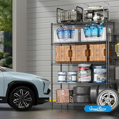 Guan River 5-Shelf Adjustable Metal Shelf Wire Shelving Unit Heavy Duty Storage - Image 2