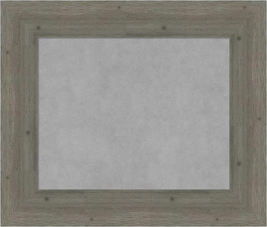 Amanti Art Grey Framed Magnetic Board 23x27 Small Vision Board by AmantiArt