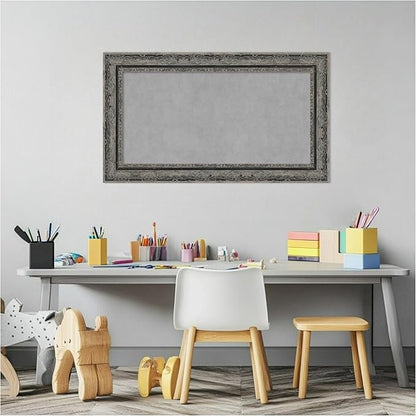 Amanti Art Black Framed Magnetic Board 16x28 Small Vision Board - Image 5