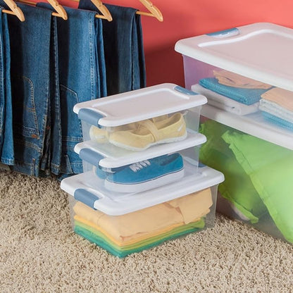 Sterilite 24-Pack Latching Box, Under Bed Storage Bins - Image 5