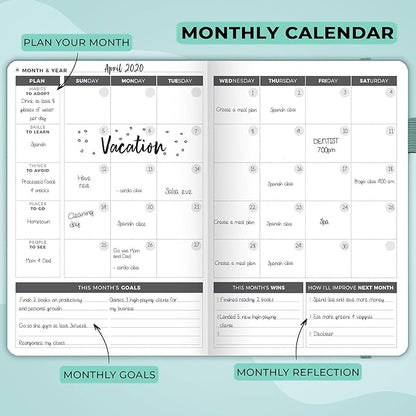 Clever Fox Planner – Undated Weekly & Monthly Planner - Image 4