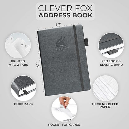 Clever Fox Address Book with alphabetic tabs - Image 2