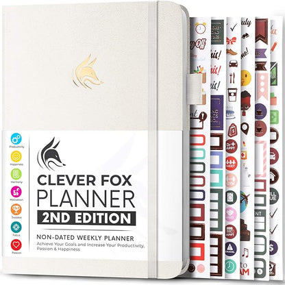 Clever Fox Planner 2nd Edition – Colorful Weekly & Monthly Goal Planner by CleverFox