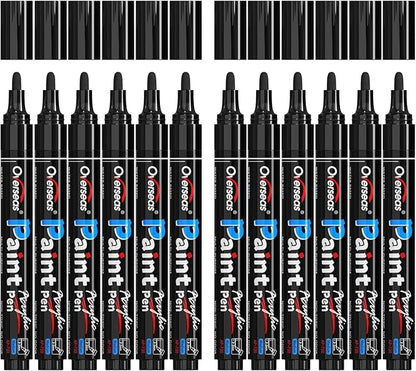 Overseas Black Paint Pens Paint Markers by Overseas