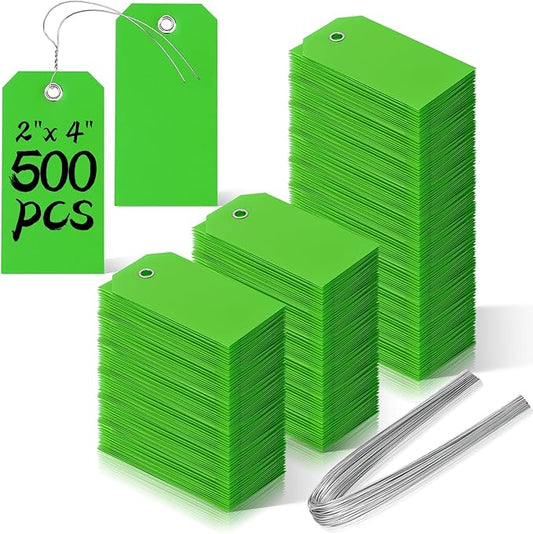 500 Pieces Plastic Shipping Tags by XUWAIDSGN