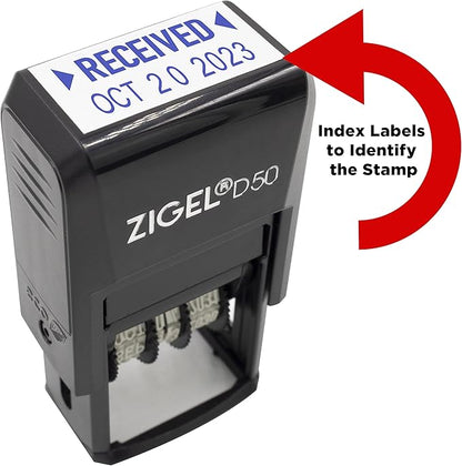 ZIGEL D50 Date Stamp with MAILED - Image 5