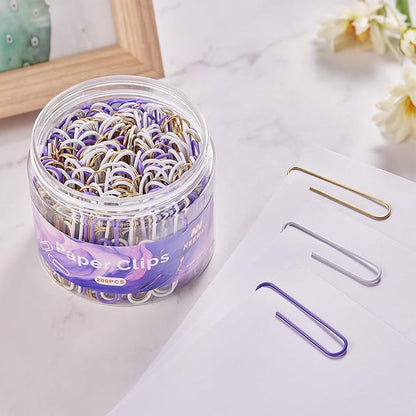 NEEWAY 200pcs Large Purple Paper Clips, 2 Inch Jumbo Paper Clip, Ceative - Image 5