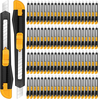 Lanties 300 Pcs Box Cutters Retractable Utility Knife Office Supplies 9mm Wide by Lanties
