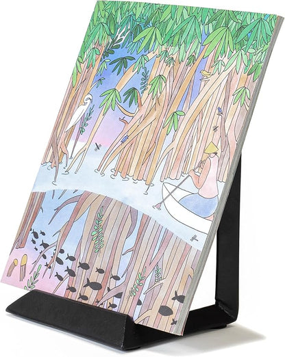 Red Co. 8” Decorative Metal Display Plate Stand and Art Holder Easel in Black - Image 6