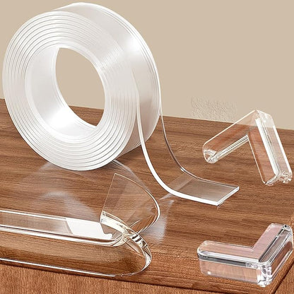 Corner Protectors Baby Proofing, 0.8 in x 13.12 FT Clear Edge Protector Strip by Unknown
