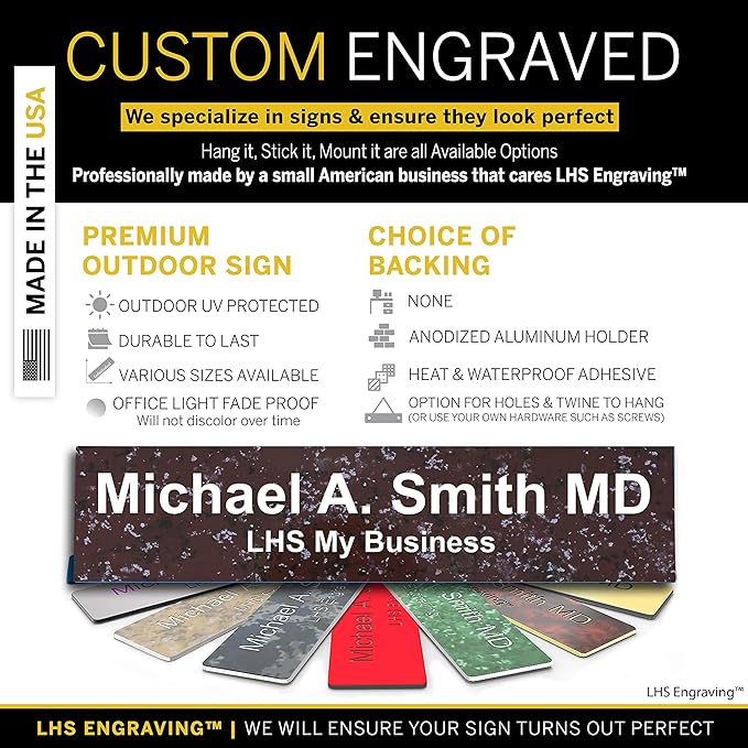 Custom Name Plate for Doors, - Image 2