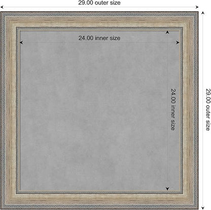 Amanti Art Silver Framed Magnetic Board 29x29 Medium Vision Board - Image 3