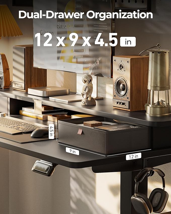 FEZIBO 55 x 24 Inch Height Adjustable Electric Standing Desk - Image 6