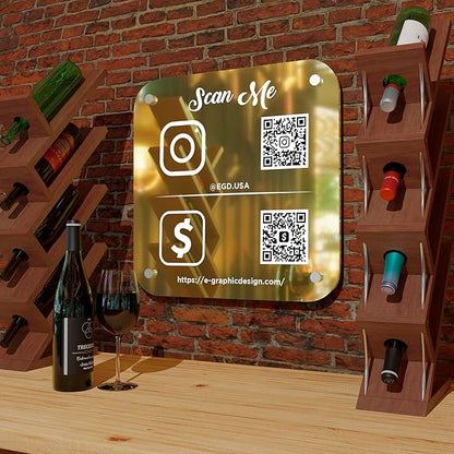 EGD Personalized Social Media QR Code Sign - Image 6
